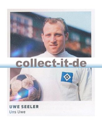 Panini 11 friends football classics-sticker 21-Uwe Seeler