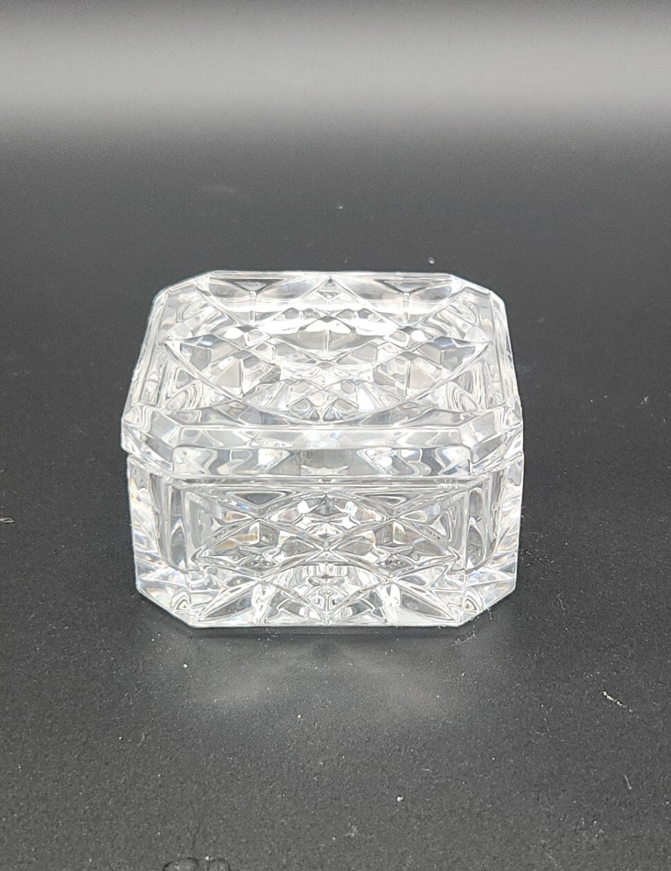 Waterford Crystal Marked 2000 WS Y2K Keepsake Trinket Box Lidded eBay