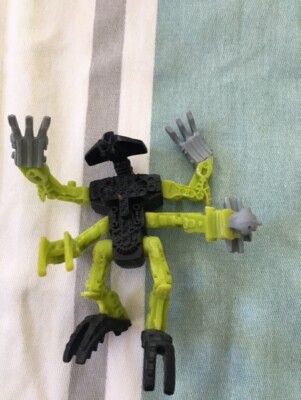 2008 Lego Bionicle Toy Black & Green Gorast McDonalds Figure Robot 