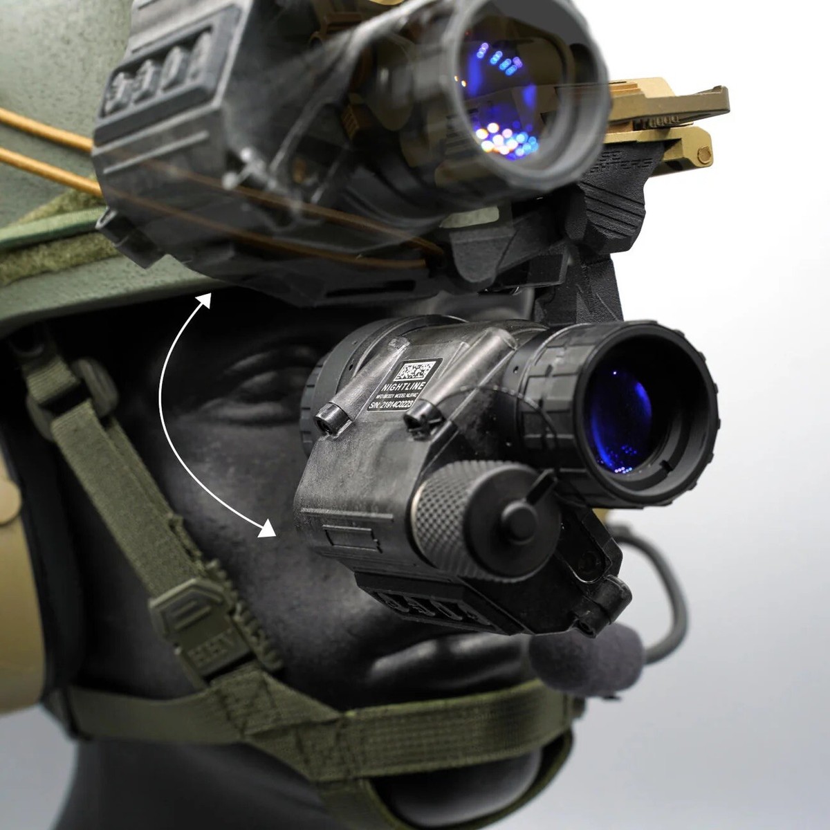 Noisefighters AX-14-PRO PVS 14 Dovetail J-Arm NVG Night