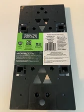 GIBRALTAR Mailboxes Black Plastic Mailbox Mounting Board PLMB0060 Brand NEW
