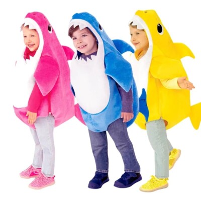 Baby Shark Cosplay Shark Costume Child Costume Carnival Funny Jumpsuit
