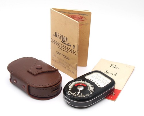 Vintage Weston Master II Exposure Meter + Manuals - UK Dealer