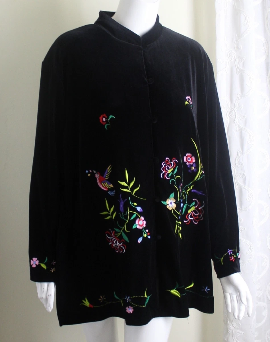The imperial velvet hotsell mandarin collar jacket