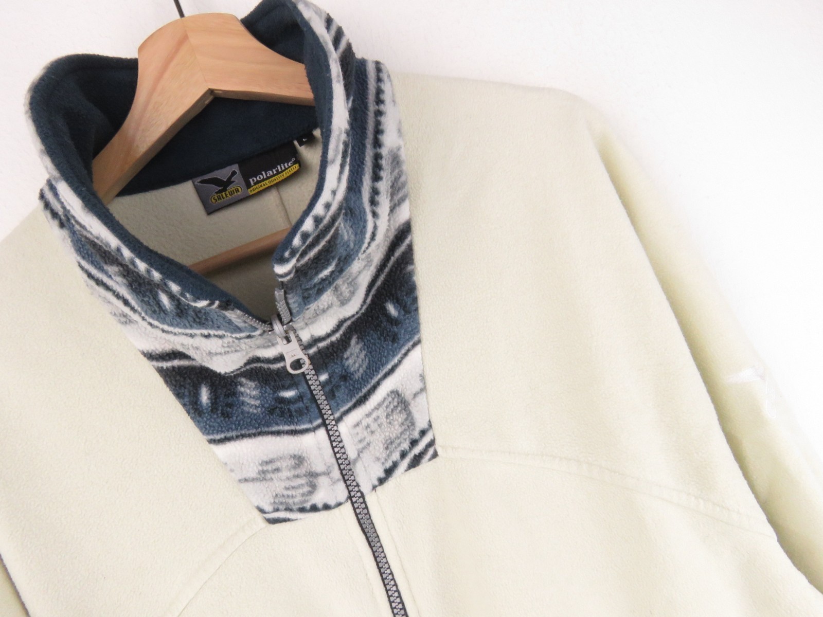 DR584 Salewa Vintage Felpa Giacca in Pile Polarlite Originale Premium Taglia L DR584 Salewa Vintage Felpa Giacca in Pile Polarlite Originale Premium Taglia L