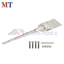 6" × 25" Max Floor Scraper 6” Wide Tile Removal Bit And Heavy Duty Blade SDS