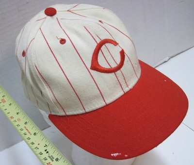 cincinnati reds pinstripe hat