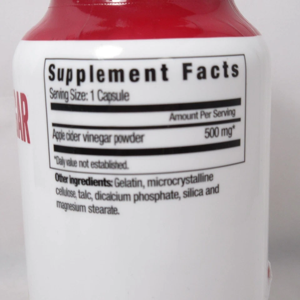 Яблочный уксус таблетки капсулы NutritionWorks ACV 90 x 500 мг на порцию - Изображение 4 из 4