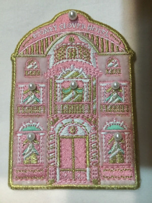 NEW Stoney Clover Lane LARGE Hotel CHERRY ON TOP COLLECTION Pearls PATCH Sticker