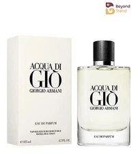 Acqua Di Gio by Giorgio Armani, 4.2 oz EDP Spray Refillable for Men