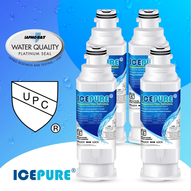 Icepure Fit For Samsung DA97 17376B RS27T5200SR HAF QIN EXP Water