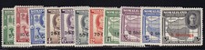 Somaliland Scott # 116 -12 set VF lightly hinged nice color cv $ 55 ! see pic !