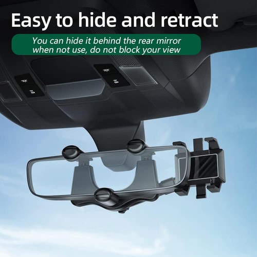 Support de support de téléphone de voiture rétroviseur support pour Samsung S24 S23 S22 Plus Ultra - Photo 7 sur 9