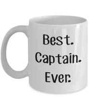 Best Captain Ever Mug – Best Captain Ever - Funny Tea Hot Cocoa Coffee Cup -...