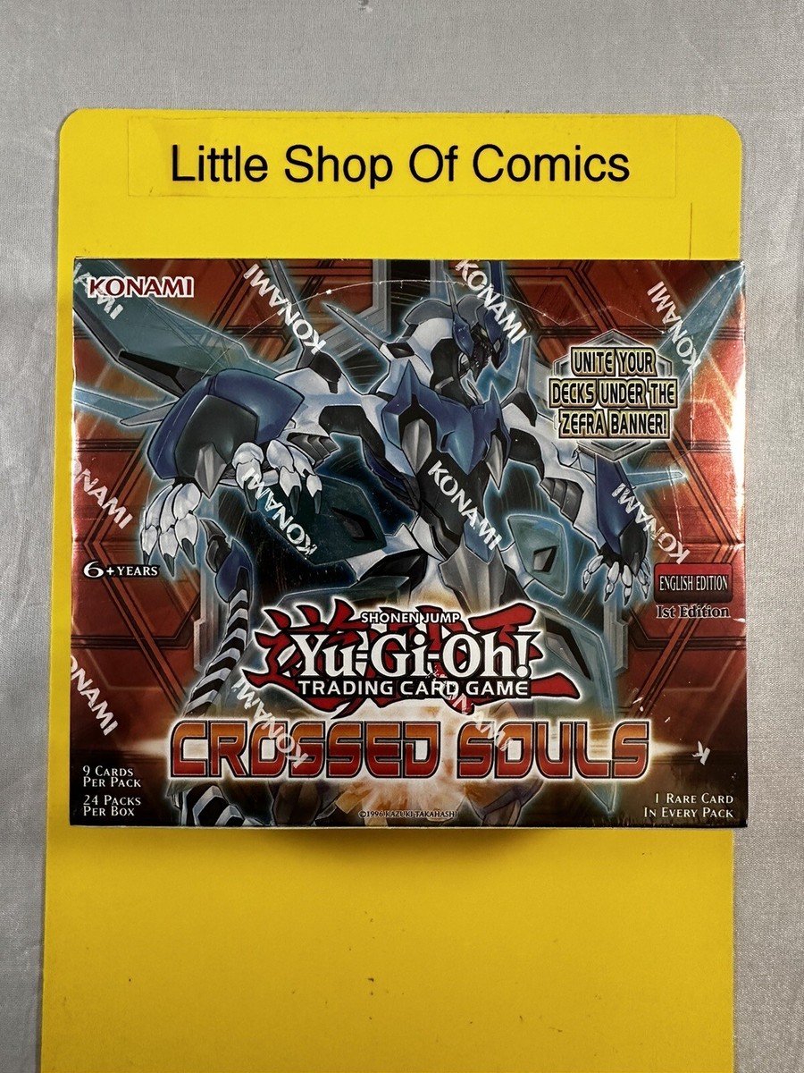 Yugioh Crossed Souls 1st Edition Booster Box Sealed 24 packs/Box