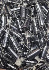 NEW AXIAL ELECTROLYTIC CAPACITORS VARIOUS SIZES 25 PACKS