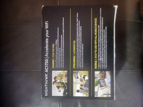 NETGEAR Nighthawk R6700-AC1750 High Speed Smart Wi-Fi Cable Router New Open Box - Picture 3 of 5
