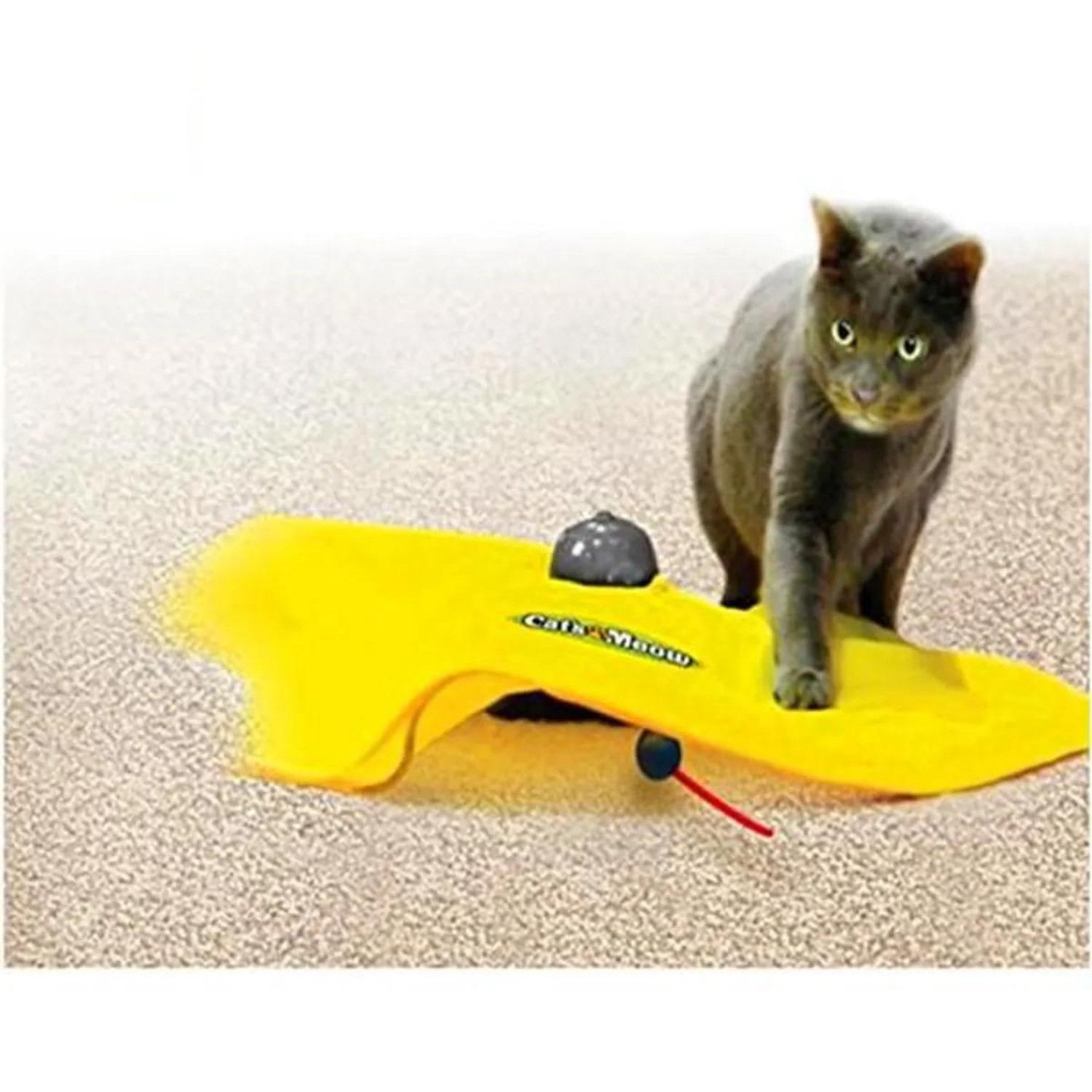 Jouet souris infiltration pour chat base antidérapante contre l'ennui des chats seuls