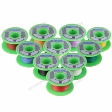 28 Gauge Silicone Wire Kit 10 Color 200 deg C 600V Total 500 ft Each Color 50 ft