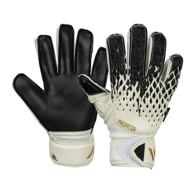 Adidas Jr. Predator Fingersave Goalkeeper Gloves GK Soccer Football Black  FS0397 | eBay