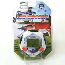 LCD Soccer Pocket Goalie Excalibur Electronics 391-CS Handheld Travel Game VTG