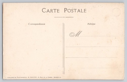 Vtg Suzanne Chavalier RPPC Postcard French Actress Marseille Unposted - Picture 2 of 2