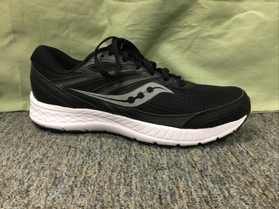 New Men s Saucony S20559-1 Cohesion 13 Black & White Sneakers Size 14