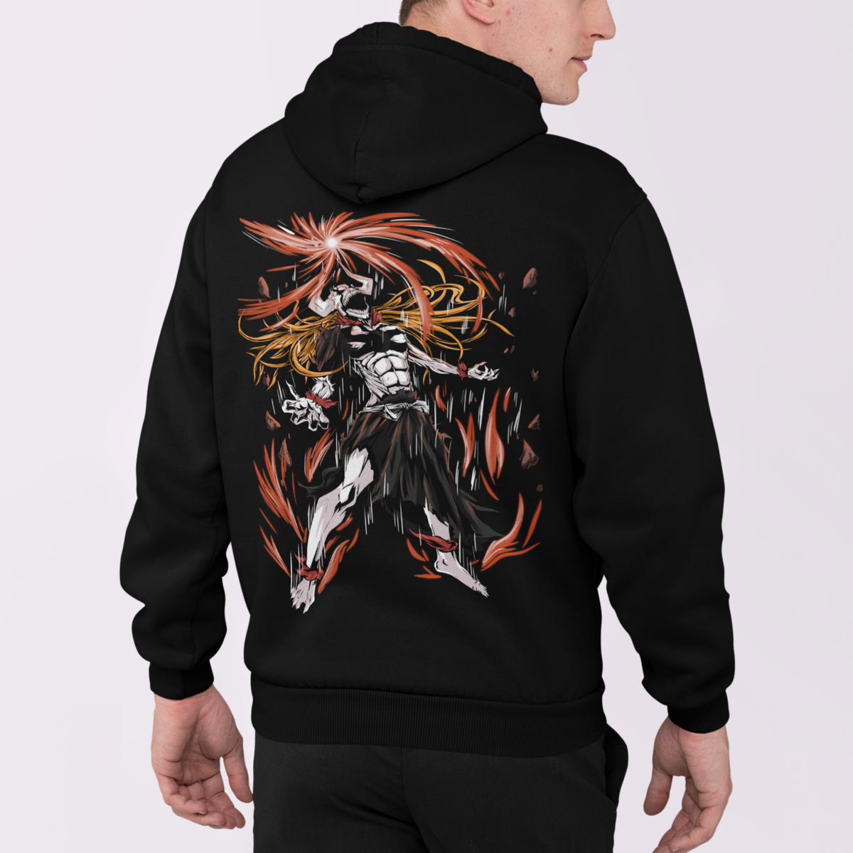 Bleach Ichigo Kurosaki Hoodie Manga Strip Horror Anime Gift Hoddie