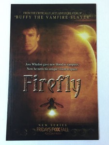 2002 Fox tv series premiere ad page ~ FIREFLY ~ Nathan Fillion, Serenity