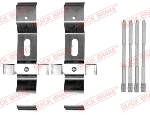 Quick Brake 109-0004 Accessory Kit, Disc Brake Pad For MERCEDES-BENZ-image