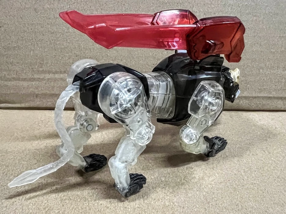 Playmates Voltron Series - Lion Action Figure Crystal Black Version Loose pack - Image 4 of 4