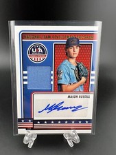 2023 Panini USA Stars & Stripes Patch Autograph Mason Russell