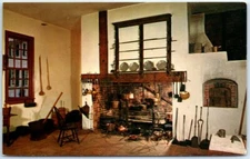 Postcard - Family Kitchen at Mount Vernon, Virginia