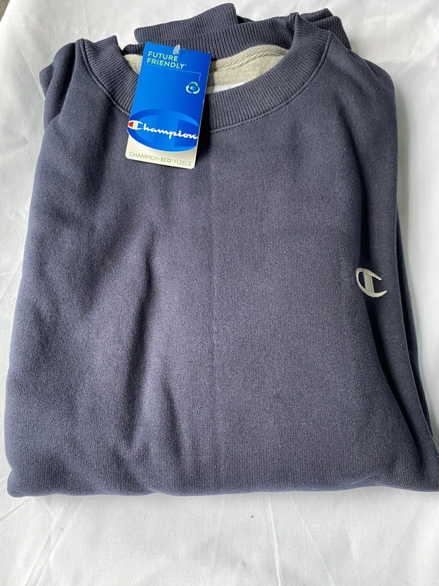 Champion mens eco top fleece crew sweatshirt