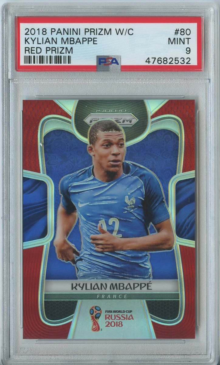 キリアン・ムバッペ エムバペ　MBAPPE PRIZM RC　リフレクター 2018 World Cup Prizm Soccer KYLIAN MBAPPE Rookie RC BGS 9