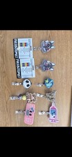 Badge Reel Lot Nurse Teacher Retractable ID Holder Clips Cute Mixed Bundle