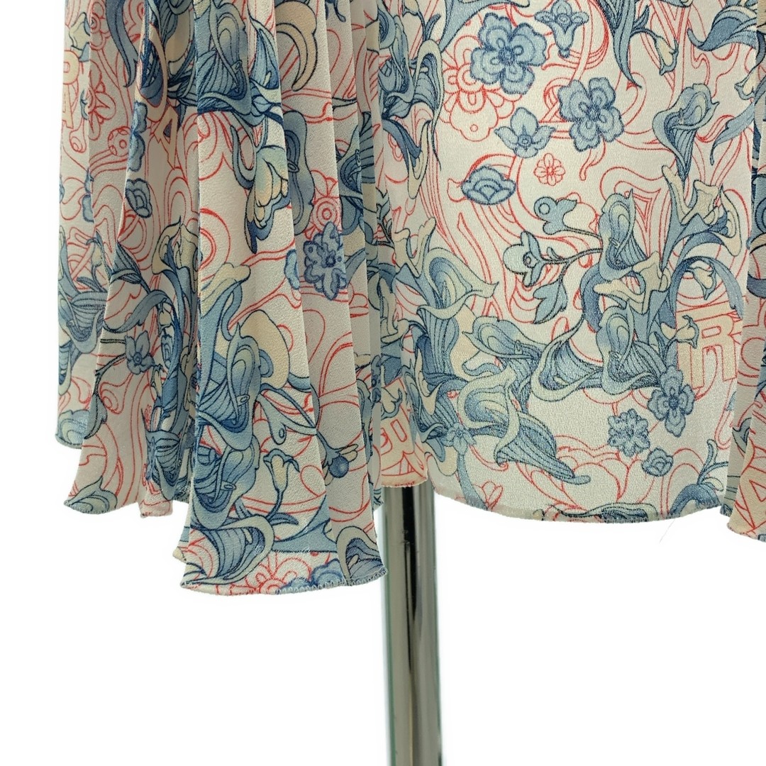 PRADA 2017 Pleated Contrast Total Pattern Long Sk… - image 3