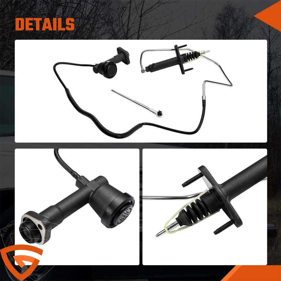 For Chevy GMC Truck 1500 2500 3500 Clutch Master & Slave Cylinder Assembly US - Изображение 3 из 4