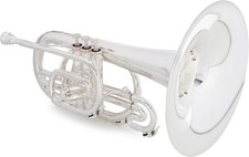 Eastman EMP304S Marching Mellophone - Silver-plated