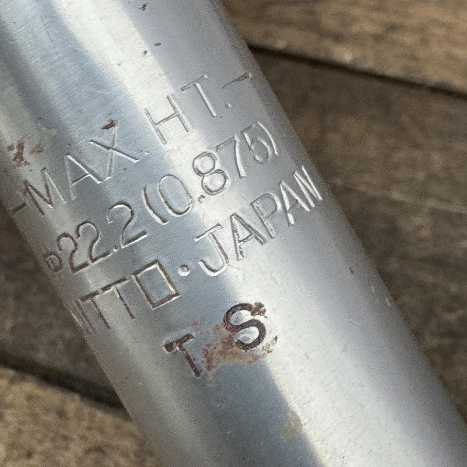 Vástago Nitto MT-2 22,2 elevador 1 pulgada 25,4 MT2 de colección Japón MTB Touring Hi Lo Foto 2 de 4