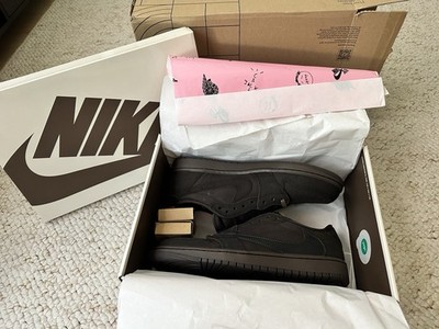 Jordan 1 Retro Low OP SP Travis Scott Velvet Brown EU 44 US10