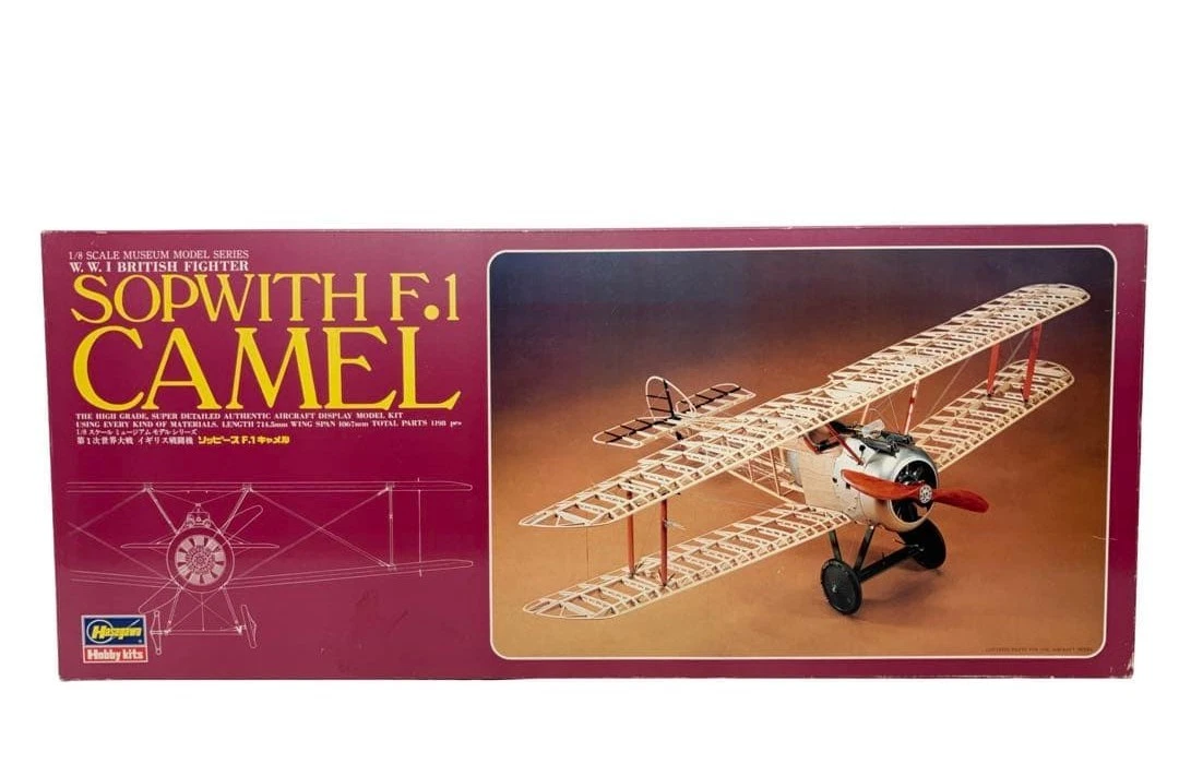 ハセガワ 1/8 Sopwith F.1 Camel ミュージアムモデル 未組立 HASEGAWA 1/8 SCALESOPWITH F.1CAMEL - YouTube