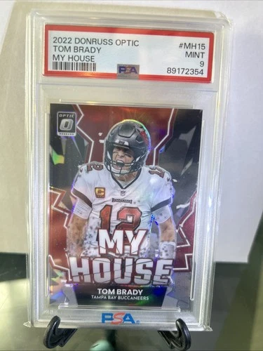 TOM BRADY 2022 Panini Donruss Optic My House HOLO Prizm #15 PSA 9 Mint