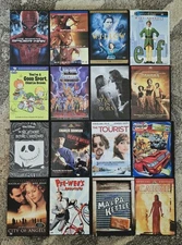 DVD LOT: WILLOW, ELF, SPIDERMAN, MA & PA KETTLE, CARRIE, DEATH WISH 2, SAHARA(X)