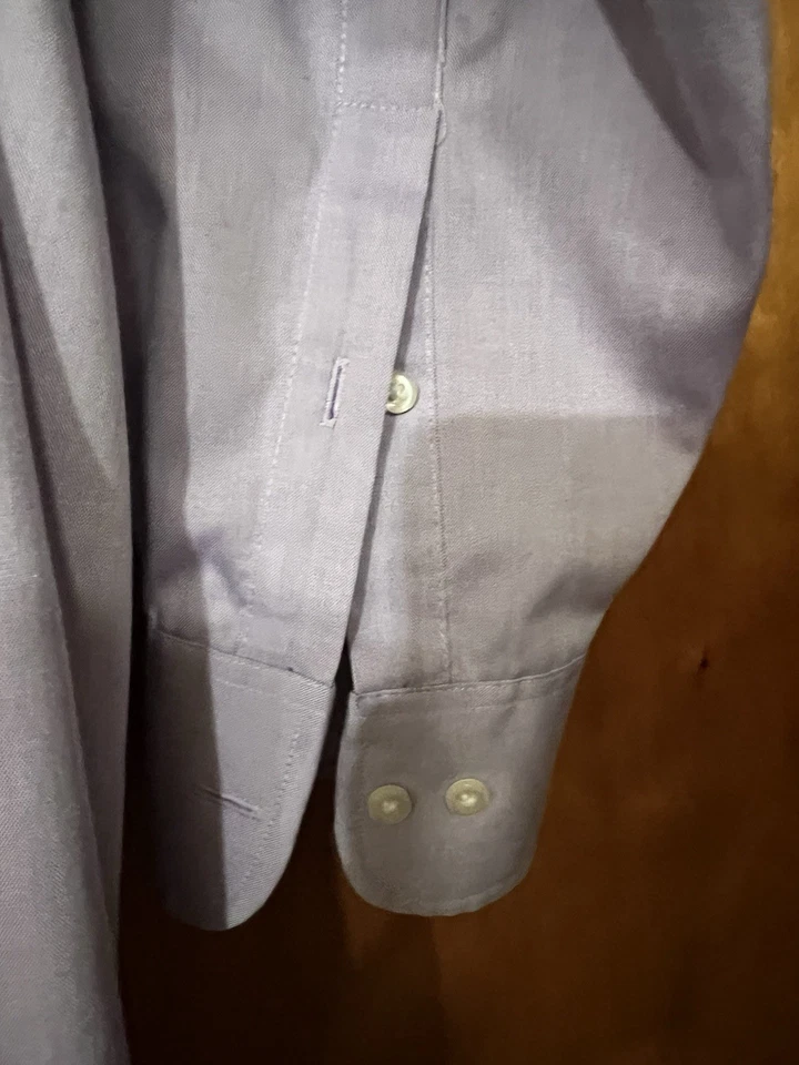 Eagle Shirtmakers длинным рукавом платье рубашка. 16/32/33 светло-фиолетовый фиолетовый - Изображение 3 из 4