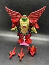 Metal Mutant Raphael Teenage Mutant Ninja Turtles TMNT 1995 Playmates Complete