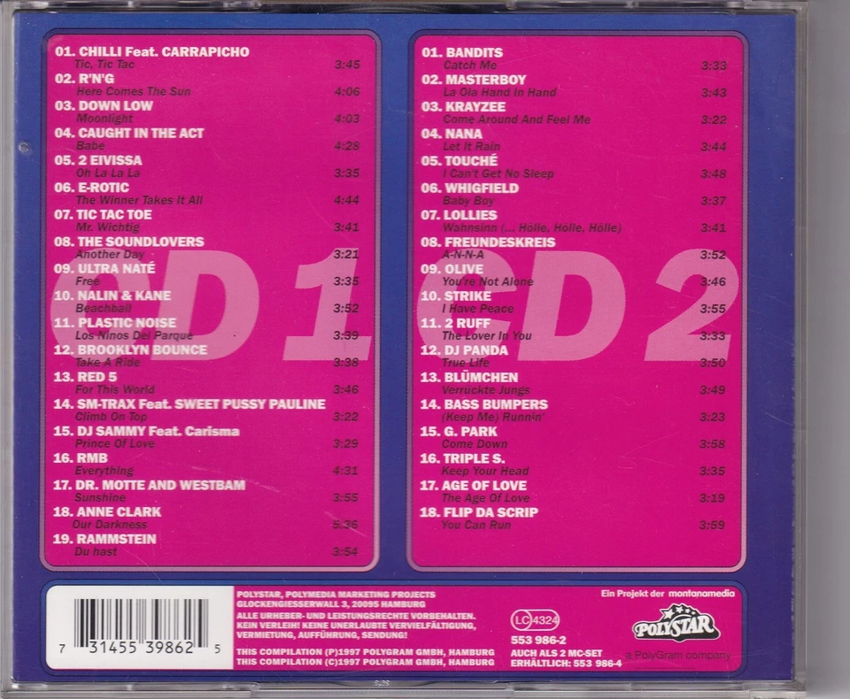 -1242- Formel Eins - Nightmare Hits - Doppel-CD- near mint - Bild 2 von 2