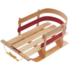 Paricon B40 Multi-Colored Flexible Flyer Wood Baby Pull Sled 29 L in.