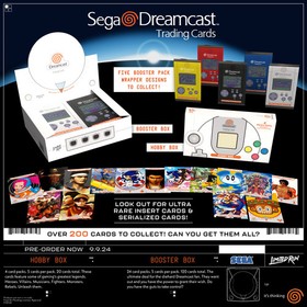 Sega Dreamcast Trading Cards Booster Box - 24 Packs