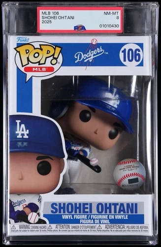Funko Pop! Shohei Ohtani "Los Angeles Dodgers" MLB #106 Graded PSA 8 NM-MINT